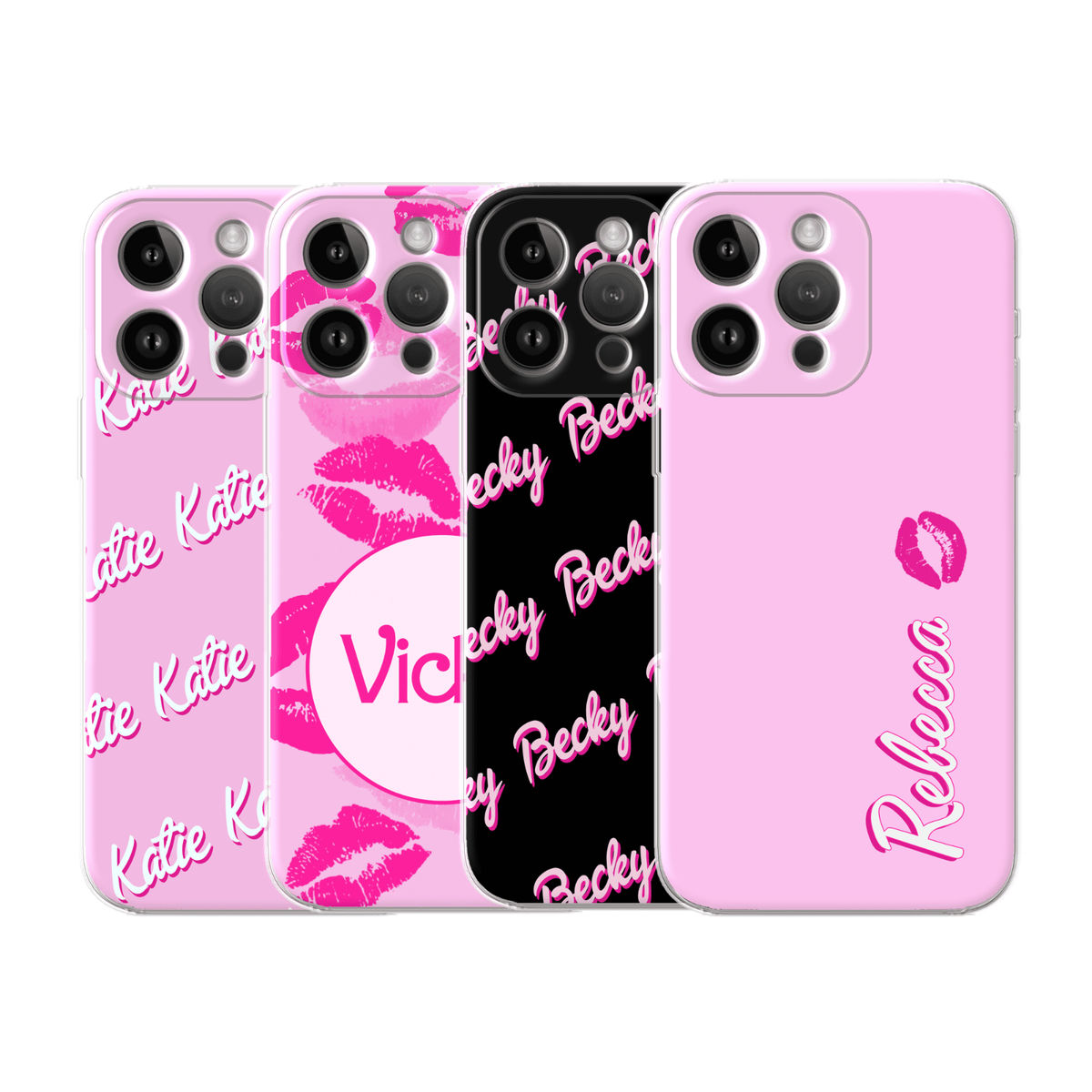 Pink Girl Personalised Phone Case For iPhone 14 12 13 11 15 Pro