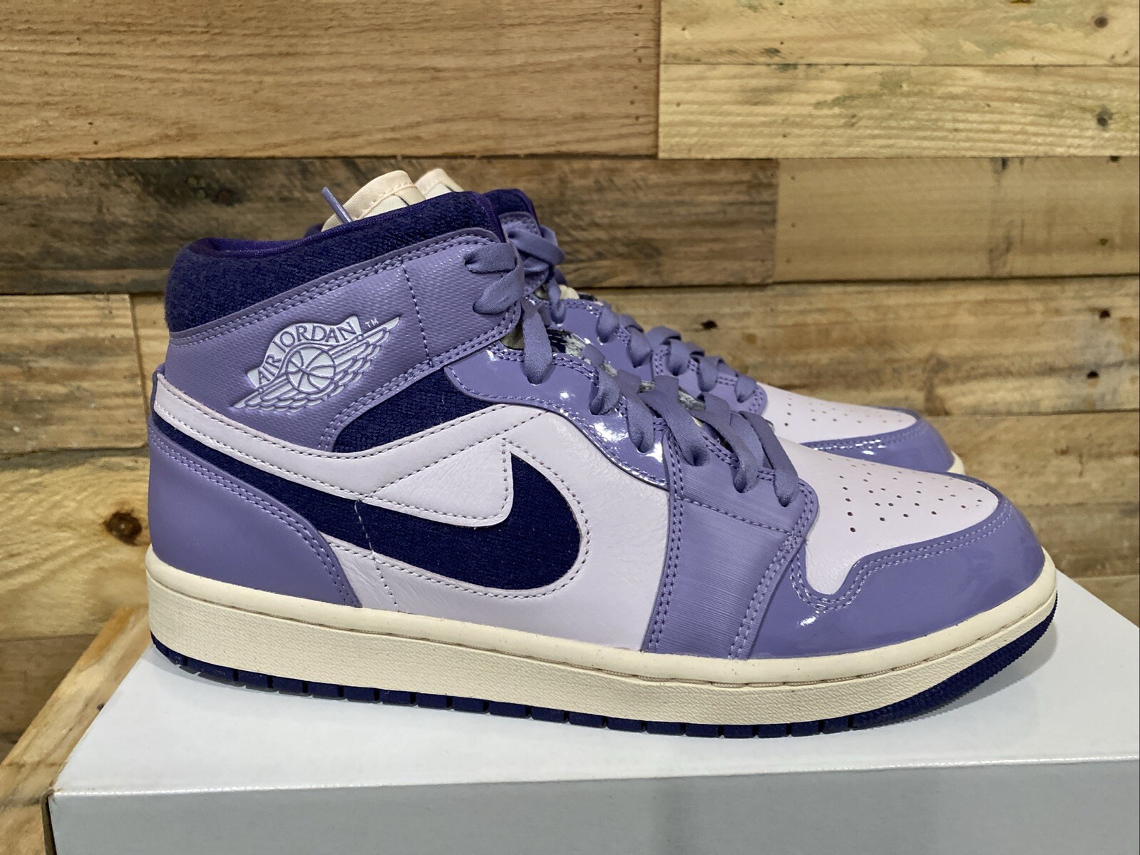 Size 12 - Air Jordan 1 SE Mid Sky J Purple W for sale online Size 12 - Air Jordan 1 SE Mid Sky J Purple W for sale online