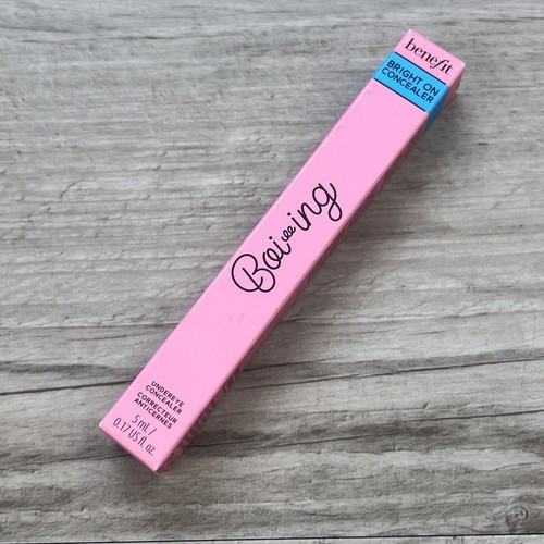 Benefit Boi-ing Bright On Undereye Concealer Apricot 0.17 oz New