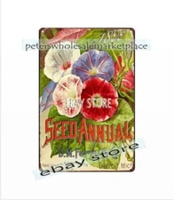 1899 Seed annual Detroit Mich D.M. Ferry & Co metal tin sign poster wall art