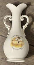 Vintage Holly Hobbie vase,  To The House Of A Friend The Way Is Never Long  9  
