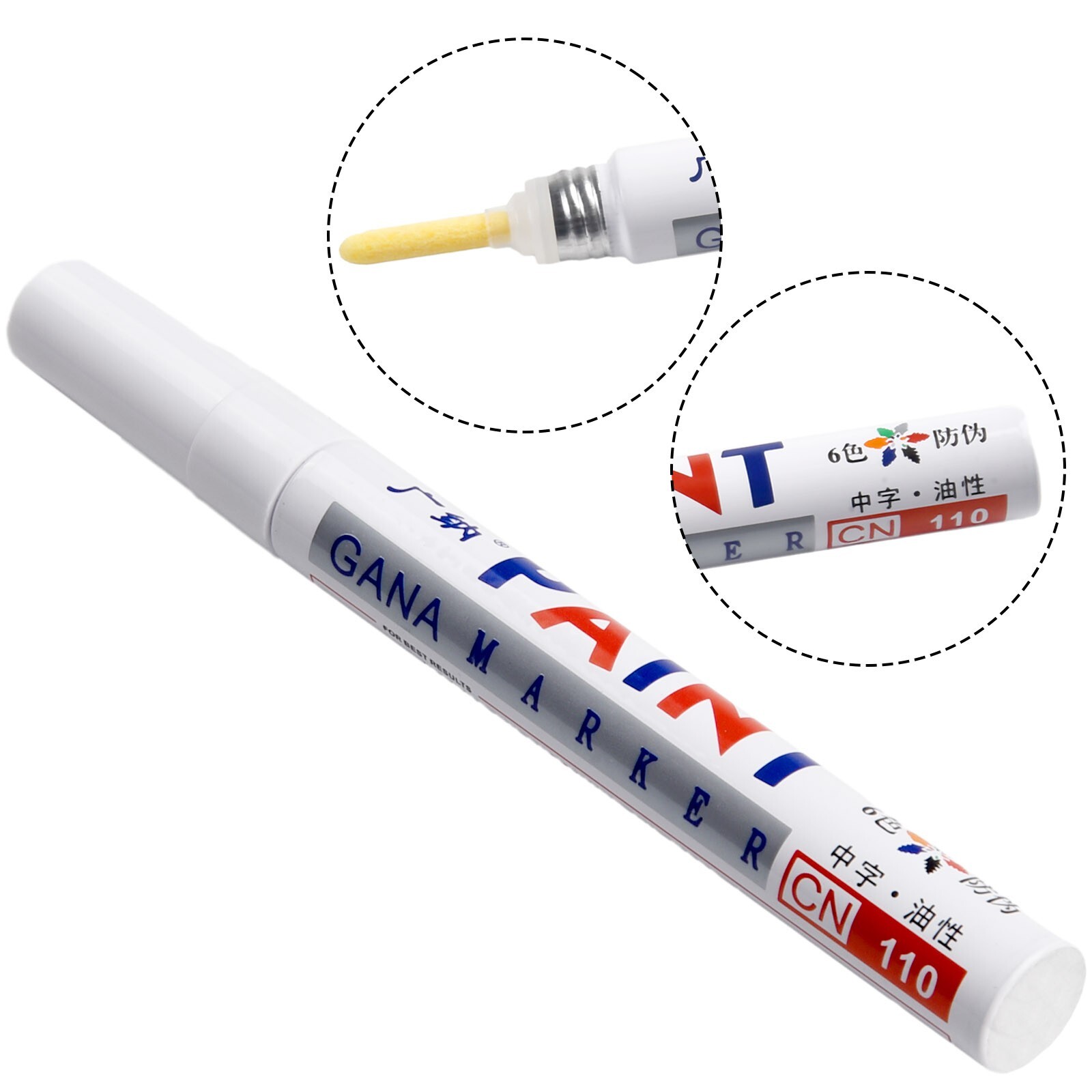 Waterproof Oil Based Paint Pen for Car Bike Tyre Metal Heavy duty