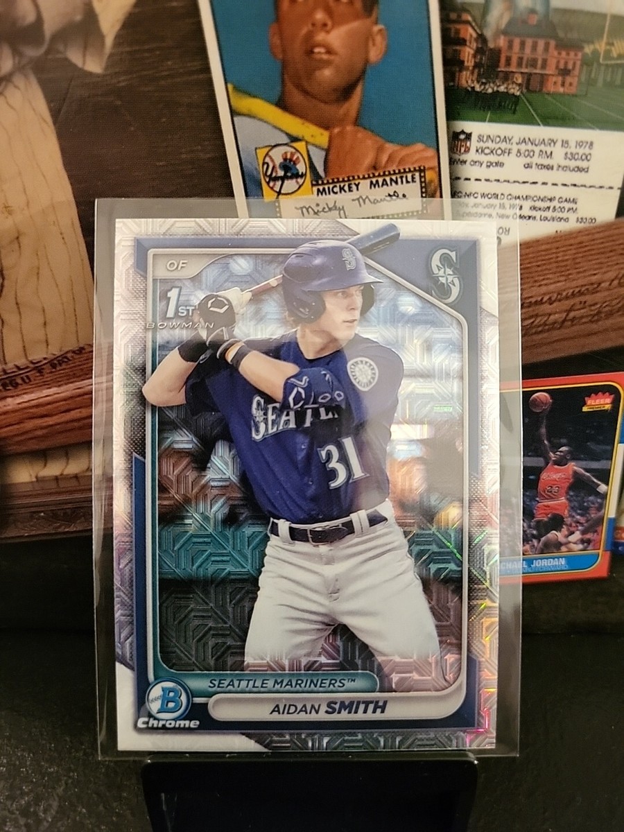 2024 Bowman Chrome Aidan Smith 1st Bowman Mega Box Mojo Refractor 
