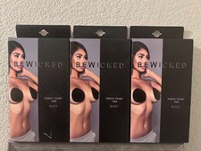 Bewicked Nipple CoverBlack Fabric Cover ups bra accessories 3 Packages