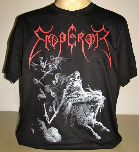 Emperor Rider Pentagramm T-Shirt Gr. S M L XL 2XL 3XL Schwarz Metal Band Neu! - Bild 1 von 2