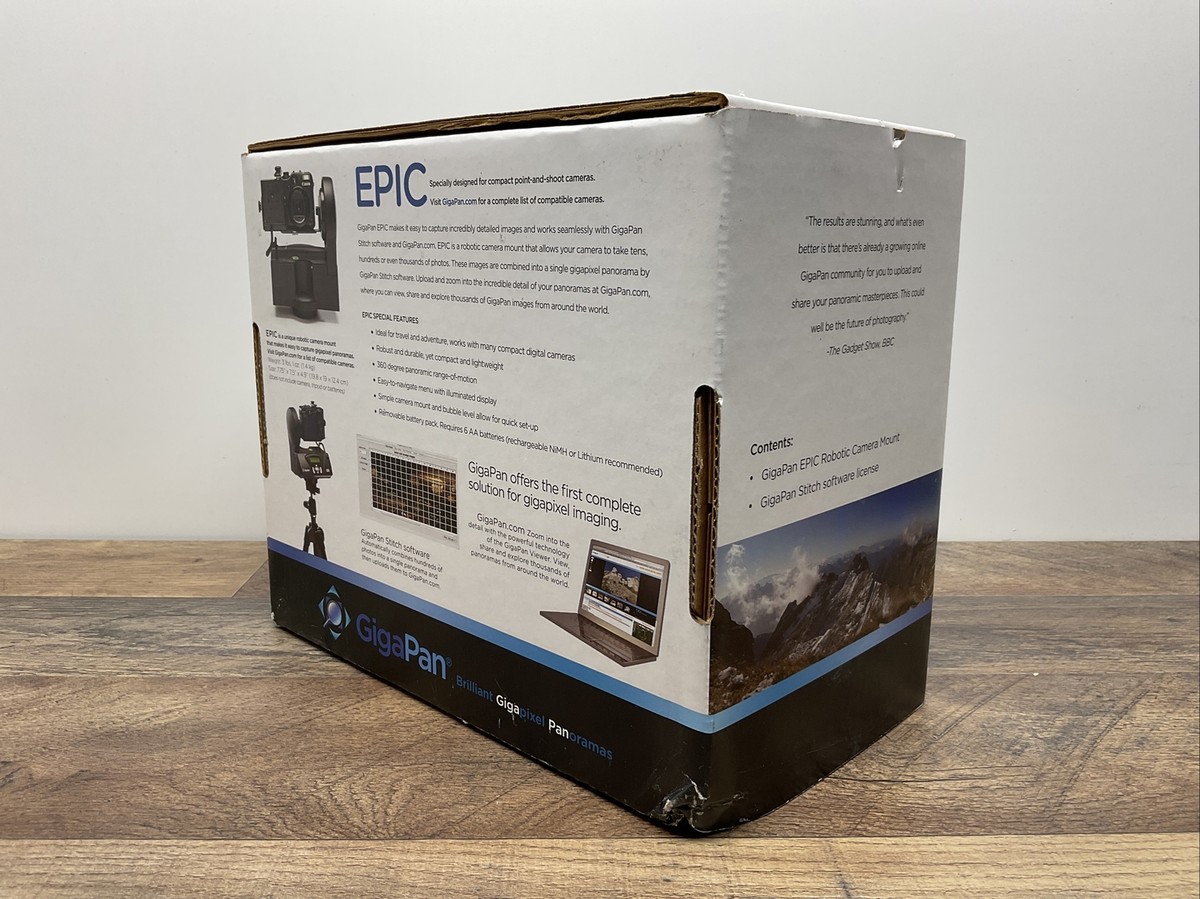 Epic Gigapan Gigapixel Panoramas Robotic Camera Mount