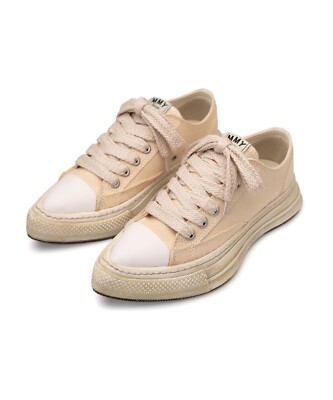 【Maison MIHARA YASUHIRO】 YUCCA LOW CANVAS Maison Mihara Yasuhiro Yucca Over dyed Canvas Low White