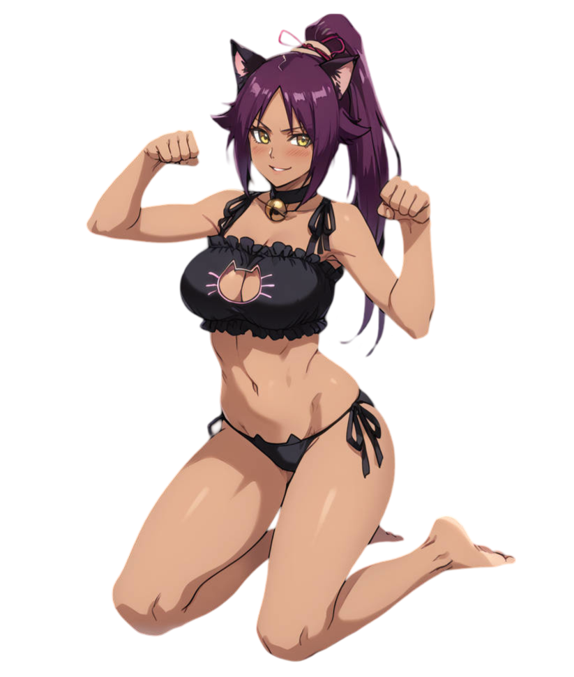 Autocollant Voiture Yoruichi (Bleach) - Waifu Anime - 6 Pouces - Résistant Intempéries - Neuf