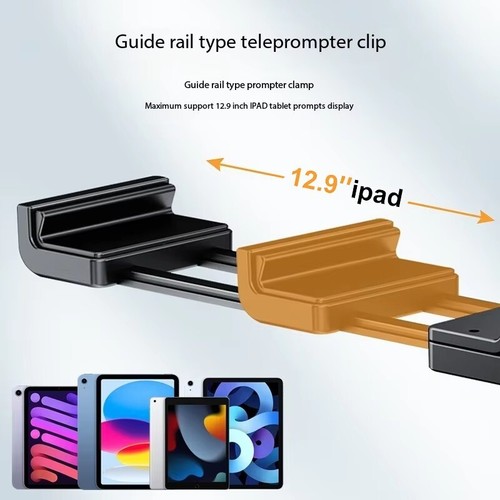 LENSGO TC12 12.9" Large Screen Video Teleprompter For Smartphone DSLR Cameras - 第 8/9 張圖片