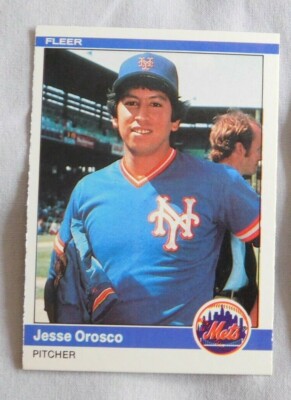 1984 Fleer New York Mets Baseball Card Pick one