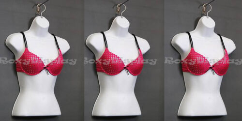 Buy 1 Get 2 Free Plastic Female Mannequin Torso Dress Form #PS-F812W-3pc - Picture 1 of 1