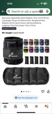 Sportneer Adjustable Ankle Weights 1 Pair 2 4 6 8 10 Lbs Leg Weight,Choose Color