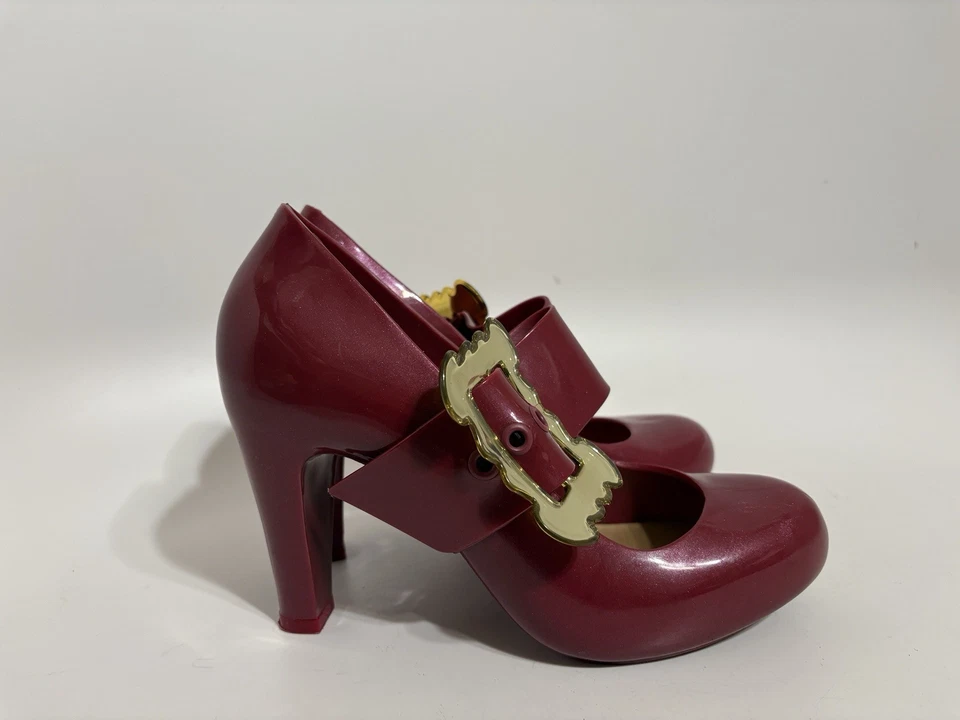 Vtg Vivienne Westwood Anglomania x Melissa Pink Heels US7 - Image 3 of 4