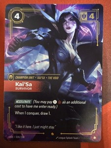 Kai'sa Survivor Riftbound | eBay