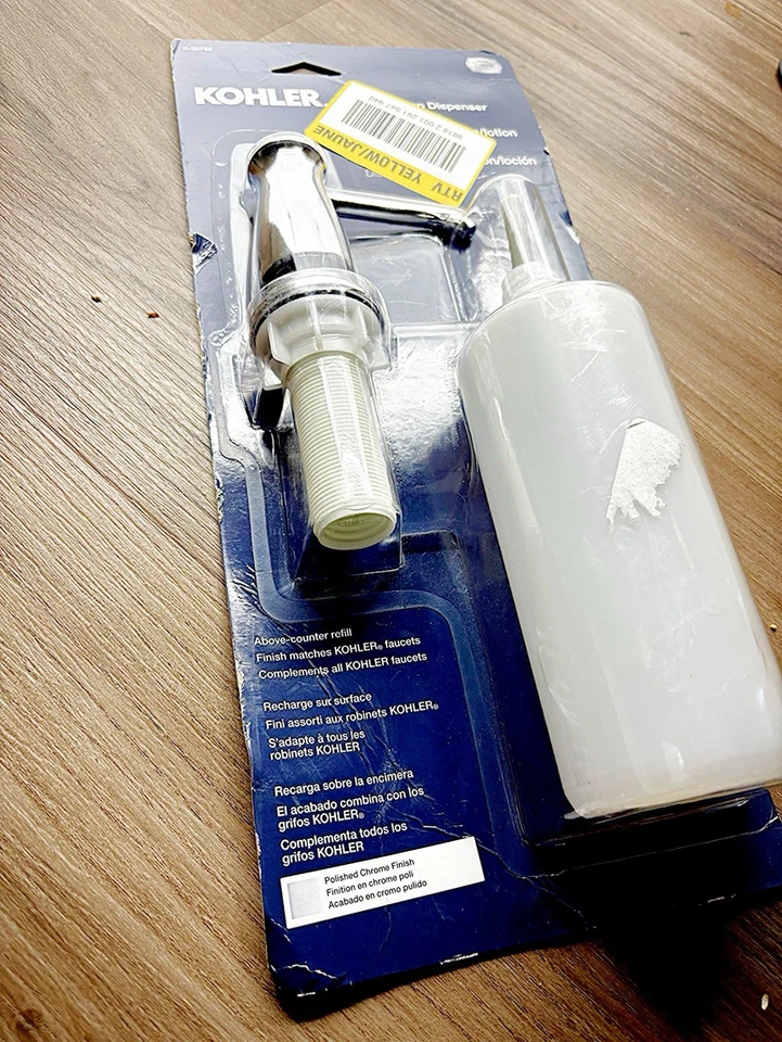 Kohler K-35762-CP Traditional Soap/Lotion Dispenser – Polished Chrome - Image 2 of 4