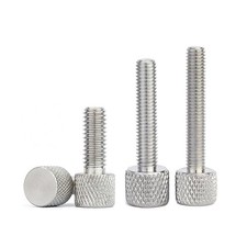 Stainless Steel Flat Head Knurled Thumb Screw Computer PC Case M2 M2.5 M3 M4-M8
