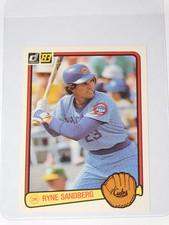 1983 DONRUSS RYNE SANDBERG ROOKIE CARD #277