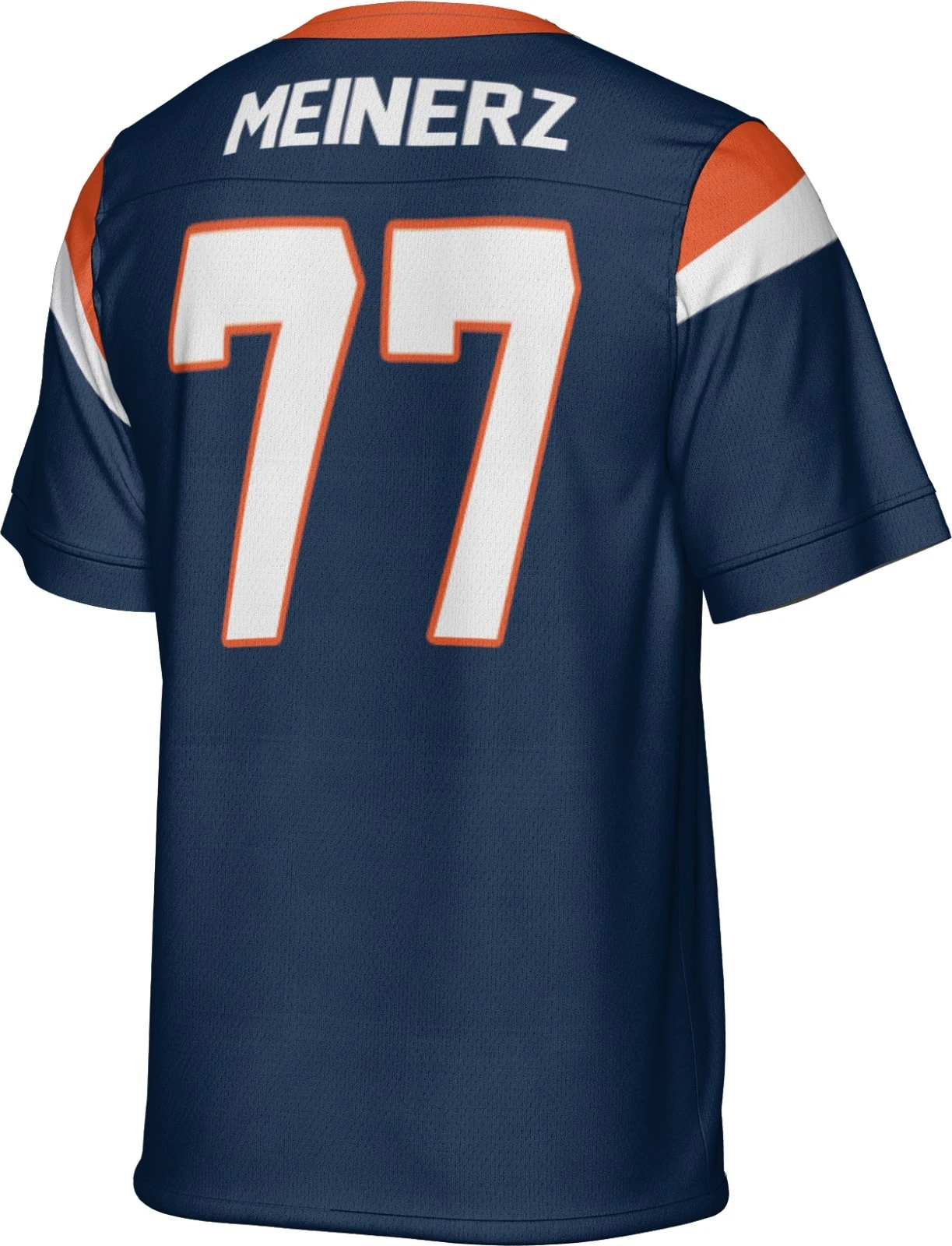 Custom Navy Quinn Meinerz Jersey