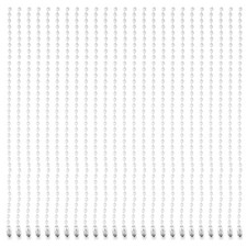 Ball Bead Chains, 5.9 Inch, White 100 Pcs , Dog Tag Chain Keychain