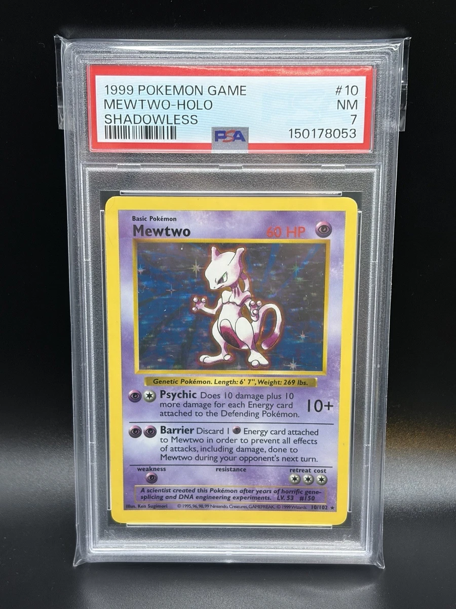 Mewtwo Pokémon TCG Shadowless Individual Collectible Card Game