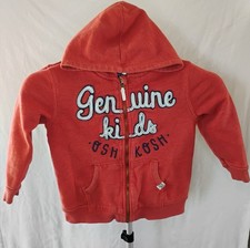 Genuine Kids from OshKosh Boys Full Zip Hooded Long Sleeve Size 5T