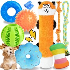 Puppy Toys for Teething, 9 Pack Interactive Dog Toys for Small Dogs, Puppy Ch...