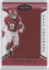 2022 Chronicles Draft Picks Plates & Full Coverage John Metchie III Patch fm0
