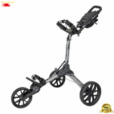 Bag Boy Golf Push Cart One Step Auto Open Handle Brake Iron Plate Rangefinder