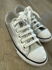 Converse All Star Low-Top Dainty Metallic Silver For Women Size 6