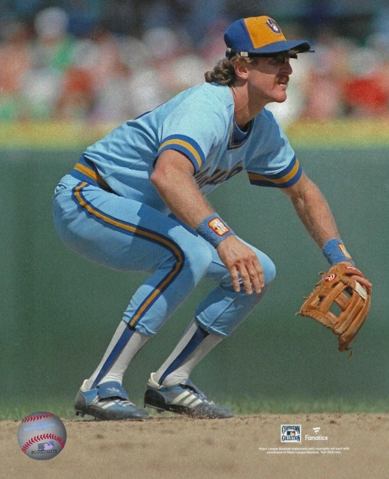 Camiseta cosida Mitchell & Ness 1982 Milwaukee Brewers Robin Yount talla 56 Foto 2 de 4