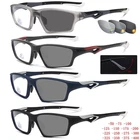 Men's Sports Sunglasses Near Short Sighted Myopia Glasses Photochromic Lens TR