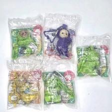 McDonald's Vintage Teletubbies Happy Meal Toys 2000 -5 NEW SEALED