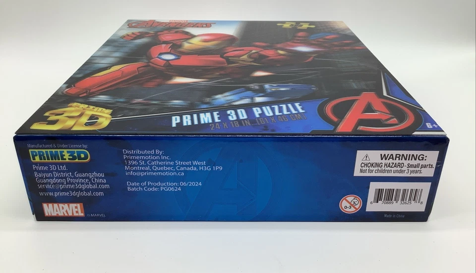 "Rompecabezas 3D Iron Man Marvel Avengers NUEVO SELLADO 500 piezas 24x18""" Foto 4 de 4