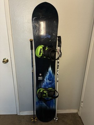 Lib Tech Skunk Ape II 162cm Freestyle Regular Snowboard w/ Bindings 4x4