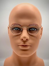 Vintage Round Silver Metal Eyeglasses Frames 1930 s-1940 s