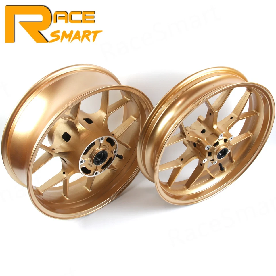 Arashi Tubeless Front Rear Wheels Rim Brake Rotors For Honda CBR1000RR 2004 2005 Foto 3 de 4