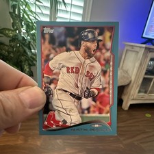 Topps 2014 Dustin Pedroia Boston Red Sox Baseball Card #166 Base Set