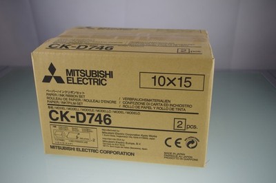 Mitsubishi CK-D746 für 800 Bilder 10x15 (2x 400 Blatt) Fotopapier  CP-D70DW D90D