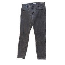 Ann Taylor Loft Gray Corduroy Modern Skinny Ankle Jeans SZ 4/27