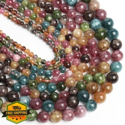Yochus 60pc 6mm Multi-color Stone Beads