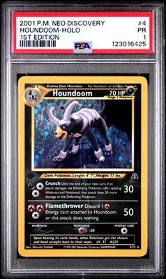 HOUNDOOM HOLO 4/75 ヘルガー 英語版 ポケットモンスター Houndoom 4/75 Neo Discovery Holo for sale online | eBay