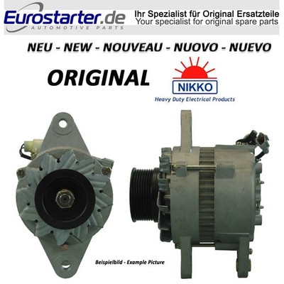 Lichtmaschine 15A Neu OE Nikko 600-821-3850 für ** Komatsu Isuzu 4D95 6D95