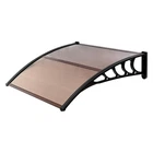 40"x40" Home Window Awning Door Canopy Polycarbonate Outdoor Patio Sunshade