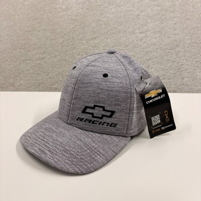 Hat Adult Flex OSFA Stretch Gray Racing NWT Baseball Cruising Sports