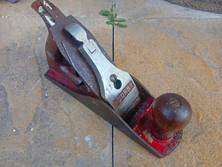 Sorby I. Sorby Bench Plane 2in Steel Blade Wooden Handle 9in