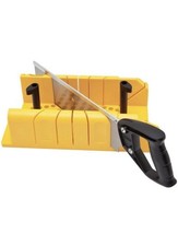 Stanley Mitre Box With Saw 350mm Clamping STA120600 Stable Precise
