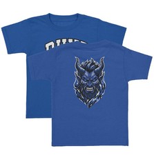 Cool Devil Mascot Graphic Basketball Spirit Design Toddler T-Shirt