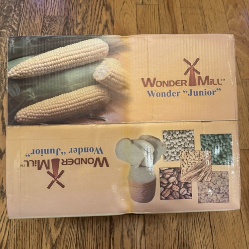 WONDERMILL Manual Hand Grain Mill White Wonder Junior DELUXE White NEW - Picture 2 of 24