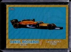 2021 Topps Chrome F1 Daniel Ricciardo 1961 Sports Cars Gold Wave Refractor #/50
