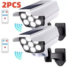 2PCS 77 LED Solar Powered PIR Motion Sensor Light Garden Outdoor Security Lights
